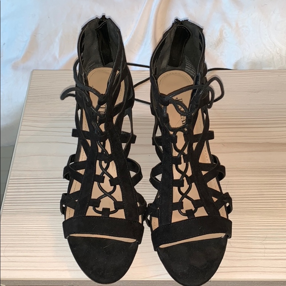 JustFab Lace-Up Sandals